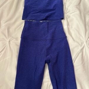 Beyond Yoga Vibrant Blue Activewear Set
